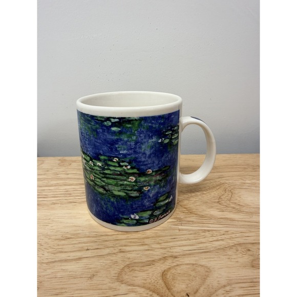 Claude Monet Water Lilies Mug Chaleur Masters Collection Art Coffee Cup #61 - Picture 2 of 7